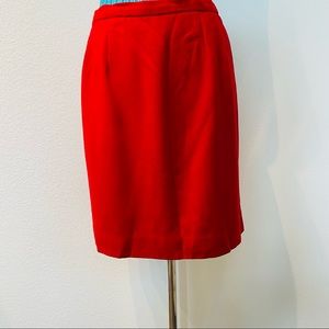 Vintage Red Pencil Skirt